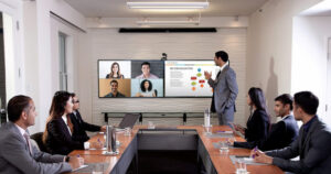 Revolucionando la colaboración en reuniones con Tecnología Audiovisual Profesional